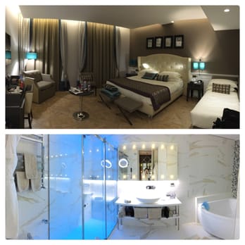 Hotel Spadai - Spacious deluxe room and bathroom - Hotels Near Me - Florence, FI