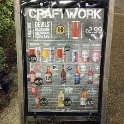 The Bear Wetherspoons - A small sample of drink selection