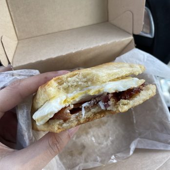 Hammerbacher - Their serendipitous breakfast sandwich!!! German sliced luncheon meat. Scrumptious - Bakeries Near Me - Egg Harbor City, New Jersey