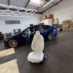 EvMod - Factory seats before the plaid seat swap out