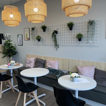 Boba Club - tables and chairs in the lounge area - Bubble Tea Near Me - Edmonton, Alberta Boba Club - tables and chairs in the lounge area - Bubble Tea Near Me - Edmonton, Alberta