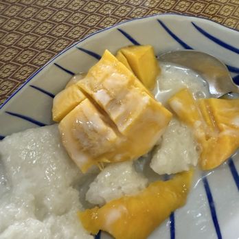 Khun Suda - Mango Sweet Sticky Rice with Ripe Mango - Thai Near Me - Roseville, California Khun Suda - Mango Sweet Sticky Rice with Ripe Mango - Thai Near Me - Roseville, California