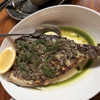 Majordomo - Grilled Dorade! Amazing - New American Near Me - Los Angeles, California
