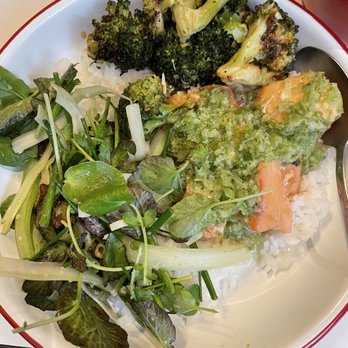 Milu - Ginger Scallion Salmon Bowl - Chinese Near Me - New York, New York