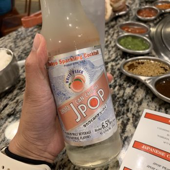 Let's Meat Kbbq - White peach cocktail, like a mikes hard lemonade - Korean Near Me - Charlotte, North Carolina Let's Meat Kbbq - White peach cocktail, like a mikes hard lemonade - Korean Near Me - Charlotte, North Carolina