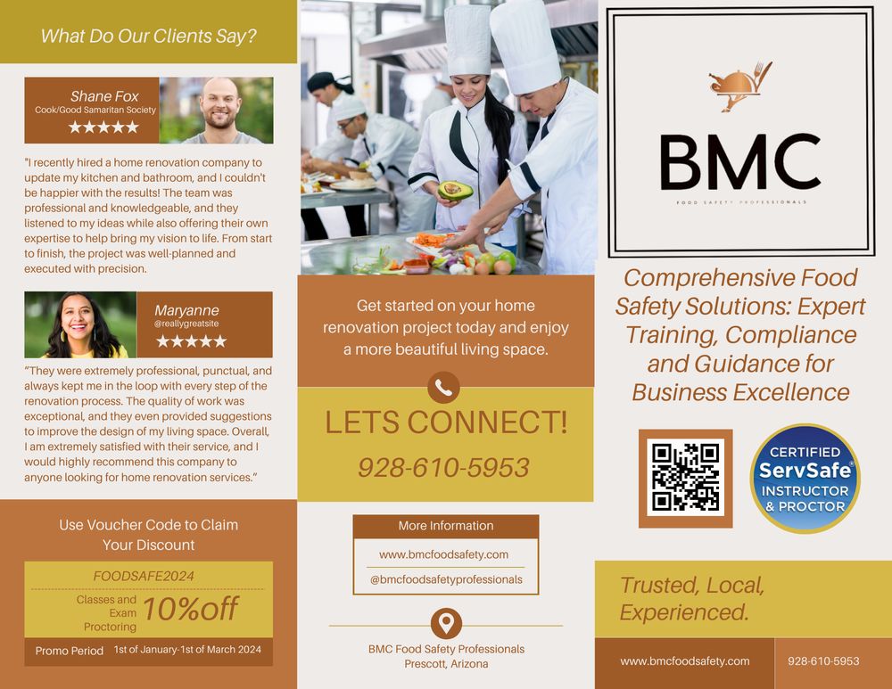 BMC Food Safety Professionals - safety consultant in Prescott, AZ