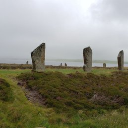 The standing stones at the Ring of Brodgar.
