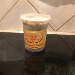 Lady Jambalaya - Prepackaged Homemade Gumbo just heat and serve over bed of rice!