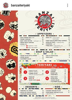 Banzai Teriyaki by null