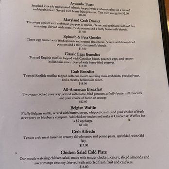 Madigan's Waterfront - Brunch menu - Seafood Near Me - Occoquan, Virginia