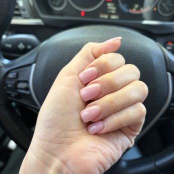 Polished Nail Spa - Pink Square Nails - Nail Salons Near Me - Berkeley, California