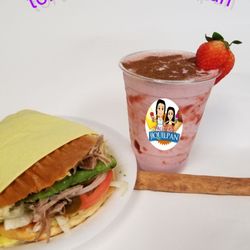 Tortas estilo jiquilpan y deliciosos licuados