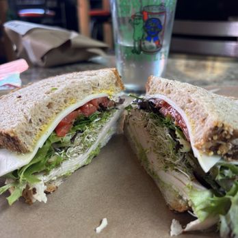 The Common Market  - Durham - Goin back 2 Cali sandwich! Bacon, sprouts, roasted turkey! wow - Bars Near Me - Durham, North Carolina