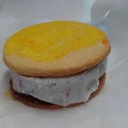 G&H Concessions - Lemon Sugar Cookie with Blueberry Ice Cream Sandwich