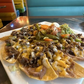 Las salsas - Fajita Nacho's! - Mexican Near Me - Manor, Texas