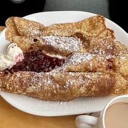 Pig 'N Pancake - Swedish pancakes with lingonberry preserves and whipped butter! - absolutely delicious