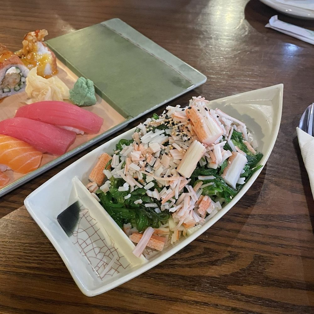 Sushi & Thai - Crab and seaweed salad - Sushi Bars Near Me - Oxford, Michigan