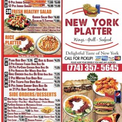 New York Platter - Menu