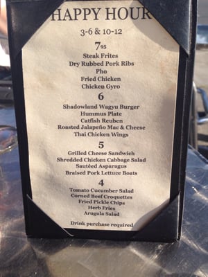 Menu photo 5 Shadowland Seattle, WA Menu photo 5 Shadowland Seattle, WA