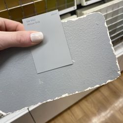 Sherwin-Williams Paint Store - The piece I brought in and the color match I was given