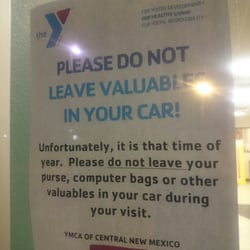 H.B and Lucille Horn FamilyYMCA - Apparently, burglary is seasonal.
