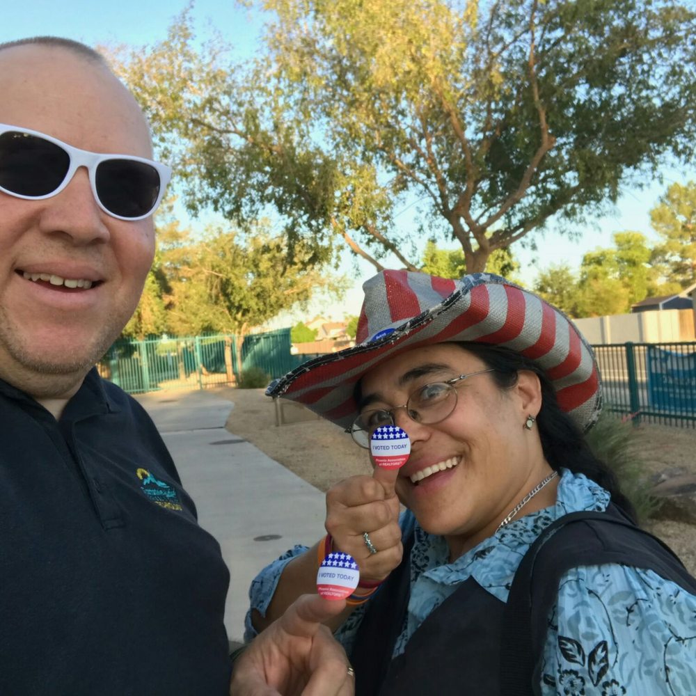 Desert Oasis Aquatic Center - Thank you for letting us vote here today - Swimming Pools Near Me - Chandler, Arizona