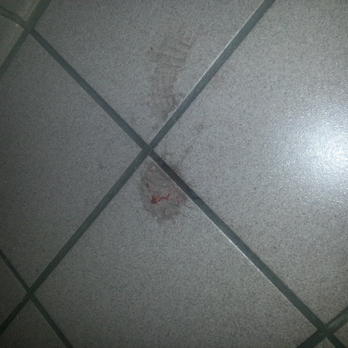 Walgreens - Coagulated blood on the men's bathroom floor - Cosmetics & Beauty Supply Near Me - Rancho Cucamonga, California