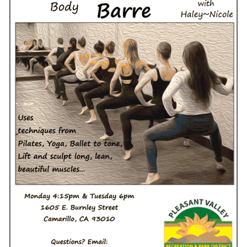 HaleyNicole Dance - Dancer's Body Barre
Monday 4:00
Tuesday 6:00
Friday 12:00
Sundays in Ventura at 6:00 - Dance Studios Near Me - Camarillo, California HaleyNicole Dance - Dancer's Body Barre
Monday 4:00
Tuesday 6:00
Friday 12:00
Sundays in Ventura at 6:00 - Dance Studios Near Me - Camarillo, California