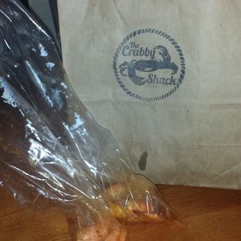 The Crabby Shack - More Togo packaging for 1/2 lb shrimp. As stated in the review this doesn't seem like 1/2lb maybe 1/4lb - Seafood Near Me - Brooklyn, New York The Crabby Shack - More Togo packaging for 1/2 lb shrimp. As stated in the review this doesn't seem like 1/2lb maybe 1/4lb - Seafood Near Me - Brooklyn, New York