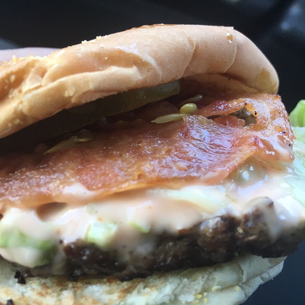 Burger Bar - Buffalo w/Cheese & Bacon - Burgers Near Me - Roy, Utah Burger Bar - Buffalo w/Cheese & Bacon - Burgers Near Me - Roy, Utah