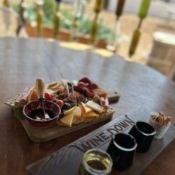 Wine Down - Charcuterie and wine flight is a must!!