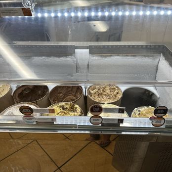 Baskin-Robbins - Ice cream freezer, tops open, frosted sides. - Ice Cream & Frozen Yogurt Near Me - Martinez, California Baskin-Robbins - Ice cream freezer, tops open, frosted sides. - Ice Cream & Frozen Yogurt Near Me - Martinez, California