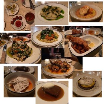 Dame - oysters, croquettes, raw scallops, cured trout, cabbage, kedgeree rice/crab, fish & chips, clams, posset, sticky toffee pudd, lemon tart - Seafood Near Me - New York, New York Dame - oysters, croquettes, raw scallops, cured trout, cabbage, kedgeree rice/crab, fish & chips, clams, posset, sticky toffee pudd, lemon tart - Seafood Near Me - New York, New York