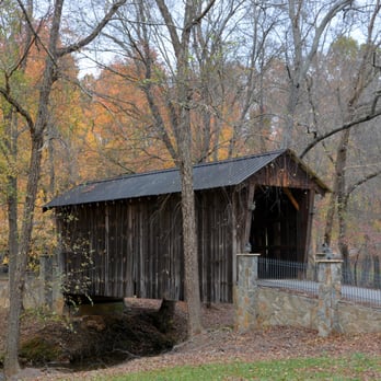 Covered Bridge Over Cody Creek Which Is The Driveway In Yelp