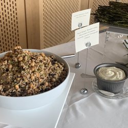 Michael's Catering - Farro salad and grilled asparagus