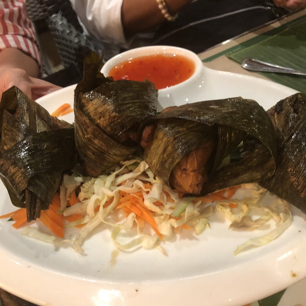 Banana Leaf - Pandan fried chicken was sweet - Thai Near Me - Makati, NCR