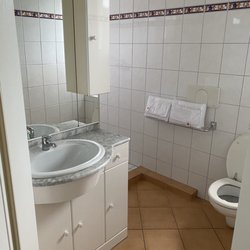 hundeparadies - Badezimmer FeWo "Winkelbüsch"