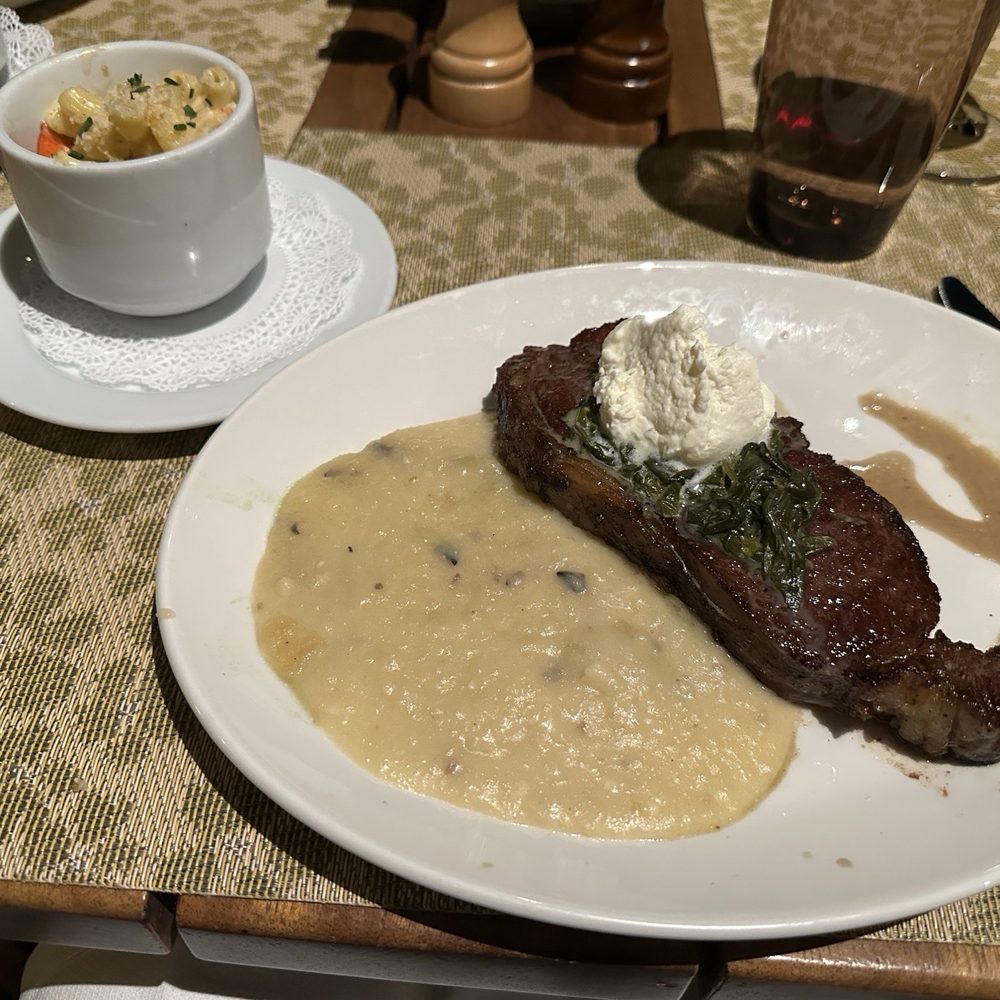 The Grill At Torrey Pines - Christmas Day dinner 2025 (those are NOT mashed potatoes! creamed spinach is a topper? And a scoop of lobster mac??) - New American Near Me - La Jolla, California The Grill At Torrey Pines - Christmas Day dinner 2025 (those are NOT mashed potatoes! creamed spinach is a topper? And a scoop of lobster mac??) - New American Near Me - La Jolla, California