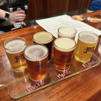 Abita Brewing Company - flight tasting - Breweries Near Me - Covington, Louisiana Abita Brewing Company - flight tasting - Breweries Near Me - Covington, Louisiana