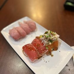 Minato Sushi & Bar - Seared tuna. Crazy Donald. And yellowtail.