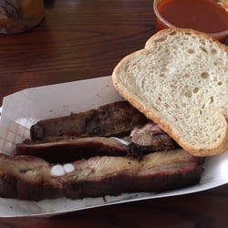 Jim's Rib Haven - Rib sandwich.