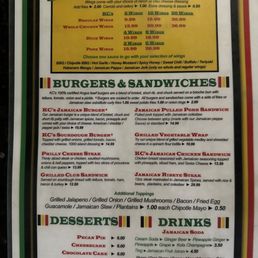 the menu of the restaurant the menu of the restaurant