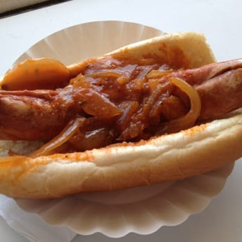 Rutt's Hut - Ripper with onions - Hot Dogs Near Me - Clifton, New Jersey Rutt's Hut - Ripper with onions - Hot Dogs Near Me - Clifton, New Jersey