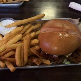 Blue cheese burger