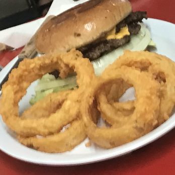 Pitt Stop Cafe - a burger and onion rings - Cafes Near Me - Kennedale, Texas