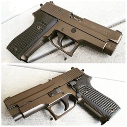 Rehv Arms - Sig Sauer P6 in Rehv Pewter cerakote.