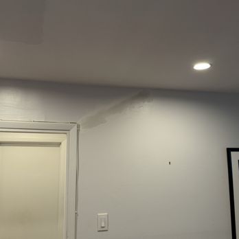 Handy Hero - Completed drywall crack repair above a door frame. - Handyman Near Me - Clarksburg, Maryland Handy Hero - Completed drywall crack repair above a door frame. - Handyman Near Me - Clarksburg, Maryland