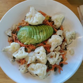 Rooted Eat More Plants - January Special: Cauliflower Power Bowl $15.00 - Juice Bars & Smoothies Near Me - Medford, Oregon