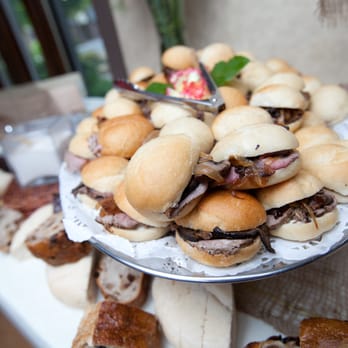 My Chef Catering - Beef tenderloin mini sandwiches with carmelized onions and horseradish sauce. Compliments of Matt Bigelow Photographer - Caterers Near Me - Naperville, Illinois