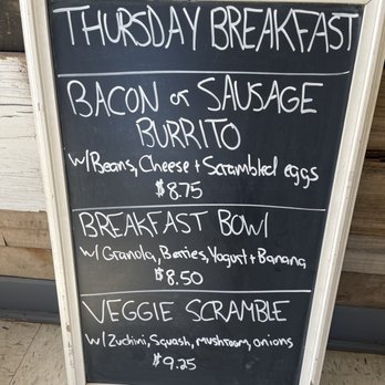 Corner Kitchen - Breakfast menu one day - New American Near Me - Silver City, New Mexico